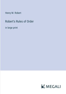 bokomslag Robert's Rules of Order