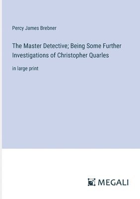 The Master Detective; Being Some Further Investigations of Christopher Quarles 1