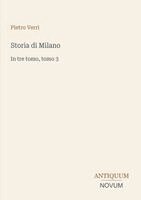Pietro Verri - Storia di Milano, Häftad