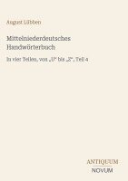 August Lübben - Mittelniederdeutsches Handwörterbuch, Inbunden. Tillgänglighet: Lägg i varukorg