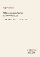 August Lübben - Mittelniederdeutsches Handwörterbuch, Häftad