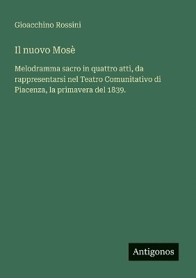bokomslag nuovo Mosè