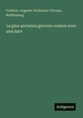 plus ancienne gravure connue avec une date