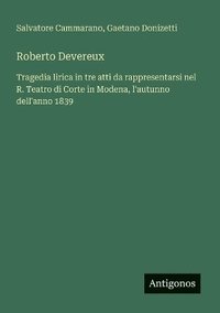 bokomslag Roberto Devereux