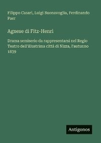 bokomslag Agnese di Fitz-Henri