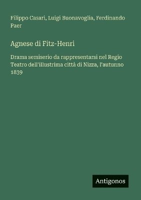 bokomslag Agnese di Fitz-Henri