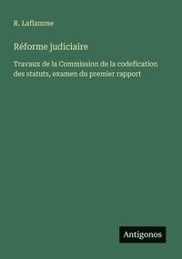 bokomslag Réforme judiciaire