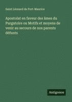 bokomslag Apostolat en faveur des âmes du Purgatoire ou Motifs et moyens de venir au secours de nos parents défunts