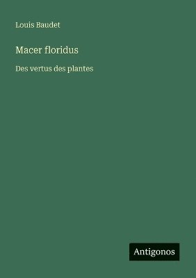 bokomslag Macer floridus