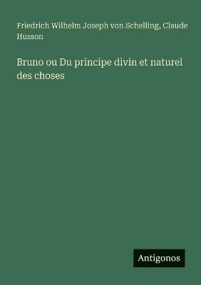 bokomslag Bruno ou Du principe divin et naturel des choses