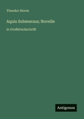 Aquis Submersus; Novelle