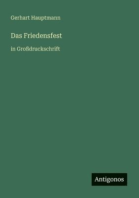 bokomslag Friedensfest