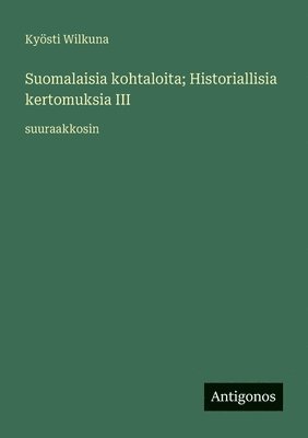 bokomslag Suomalaisia kohtaloita; Historiallisia kertomuksia III: suuraakkosin
