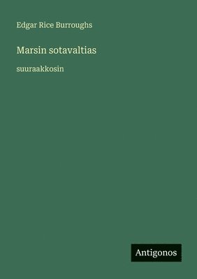 bokomslag Marsin sotavaltias