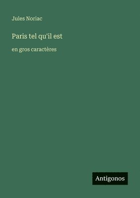 bokomslag Paris tel qu'il est