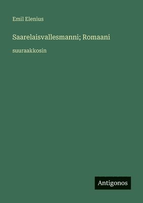 Saarelaisvallesmanni; Romaani