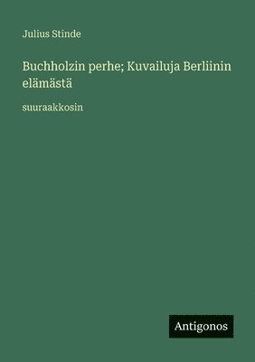Julius Stinde - Buchholzin perhe; Kuvailuja Berliinin elämästä, Häftad