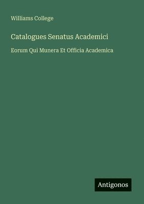 Catalogues Senatus Academici