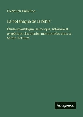 bokomslag botanique de la bible