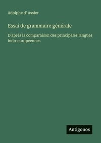 bokomslag Essai de grammaire gnrale