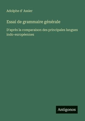 bokomslag Essai de grammaire générale