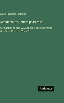 Mandements, lettres pastorales