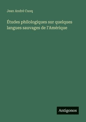 bokomslag Études philologiques sur quelques langues sauvages de l'Amérique