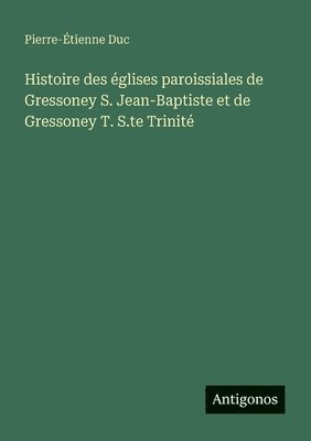 bokomslag Histoire des églises paroissiales de Gressoney S. Jean-Baptiste et de Gressoney T. S.te Trinité