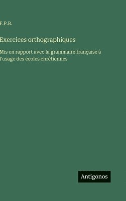 Exercices orthographiques