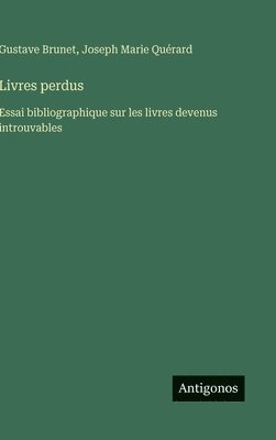 Livres perdus