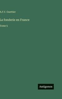 bokomslag La fonderie en France