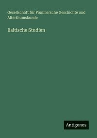 bokomslag Baltische Studien
