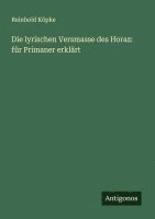 bokomslag lyrischen Versmasse des Horaz