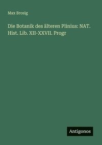 bokomslag Botanik des älteren Plinius