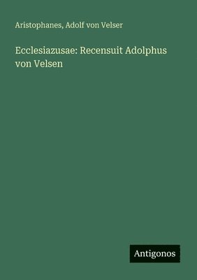 bokomslag Ecclesiazusae