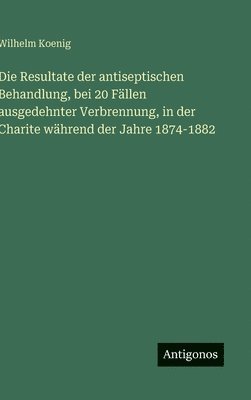 bokomslag Resultate der antiseptischen Behandlung, bei 20 Fällen ausgedehnter Verbrennung, in der Charite während der Jahre 1874-1882