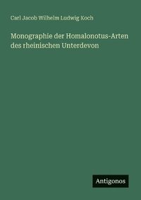 bokomslag Monographie der Homalonotus-Arten des rheinischen Unterdevon