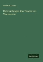 bokomslag Untersuchungen über Timaios von Tauromenion