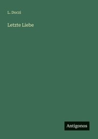 bokomslag Letzte Liebe