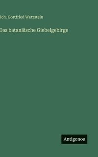 bokomslag batanäische Giebelgebirge