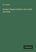 bokomslag Berliner Theater-Kritiker
