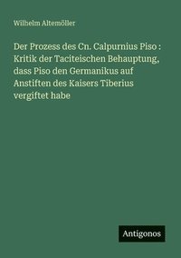 bokomslag Prozess des Cn. Calpurnius Piso