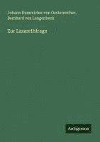 bokomslag Zur Lazarethfrage