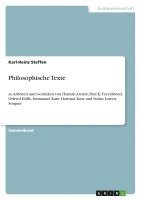 bokomslag Philosophische Texte