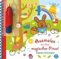 Ausmalen mit dem magischen Pinsel. Frohe Ostern!