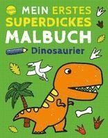 bokomslag Mein erstes superdickes Malbuch. Dinosaurier