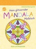 Mein glitzernder Mandala-Malblock. Ruhe und Kreativität