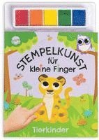 Stempelkunst für kleine Finger. Tierkinder 1
