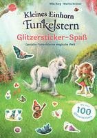 bokomslag Kleines Einhorn Funkelstern. Glitzersticker-Spaß. Gestalte Funkelsterns magische Welt