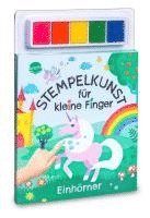 bokomslag Stempelkunst für kleine Finger. Einhörner